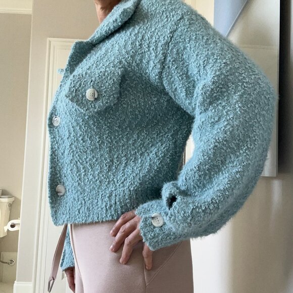 NEW We're All Pretty Girls Fuzzy Sweater Jacket - Picture 2 of 6